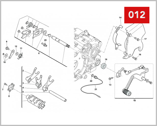 012 - GEARSHIFT MECHANISM