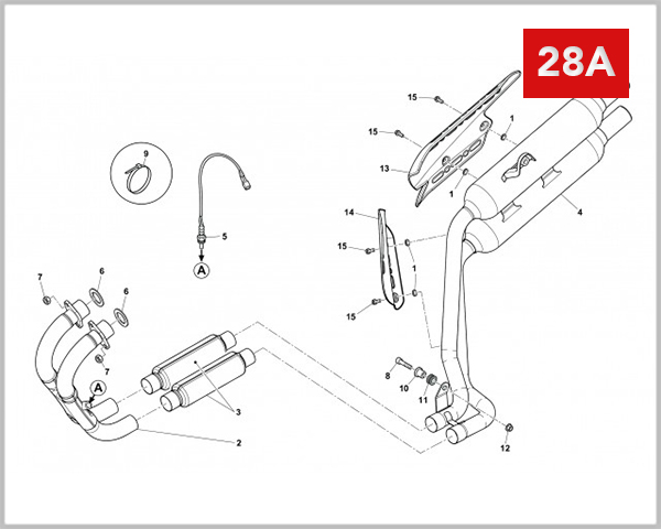 28A - EXHAUST SYSTEM (OUTLAW)
