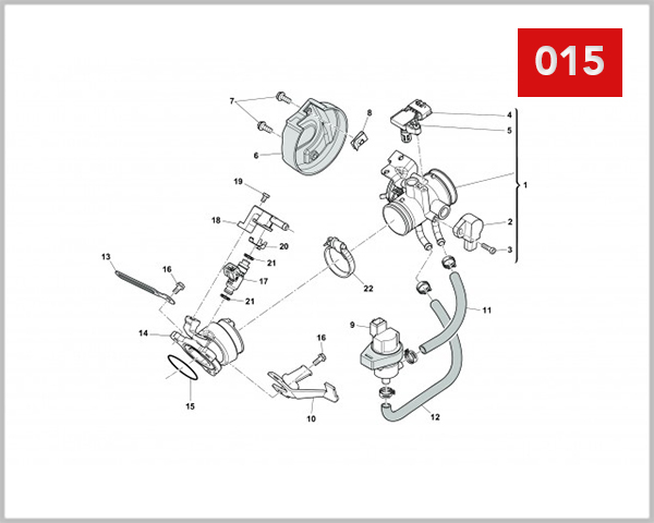 015 - THROTTLE BODY