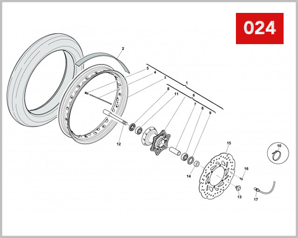 024 - FRONT WHEEL