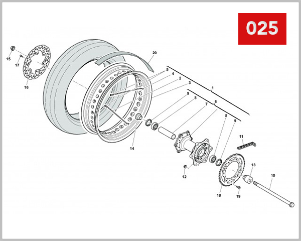 025 - REAR WHEEL