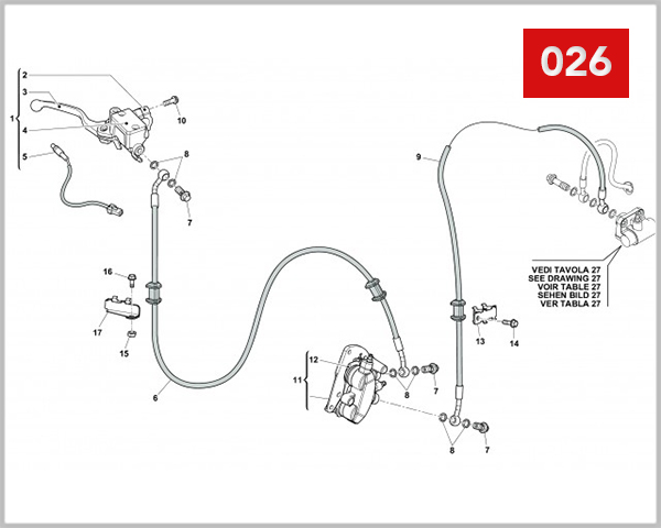 026 - MASTER CYLINDER FRONT