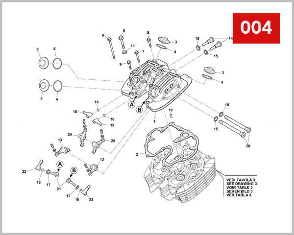 004 - COVER CYLINDER HEAD