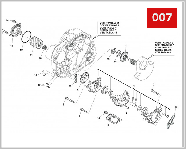 007 - OIL PUMP FILTER