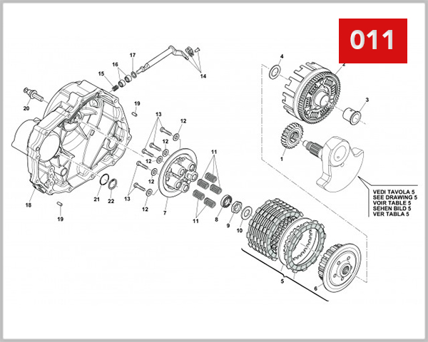 011 - CLUTCH - COVER CLUTCH