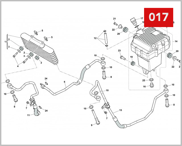 017 - OIL COOLER