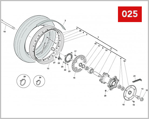 025 - REAR WHEEL