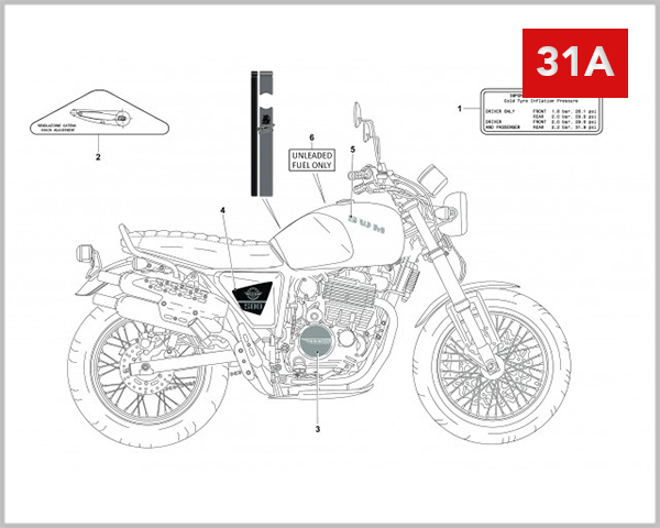 31A - EMBLEM AND LABEL OUTLAW
