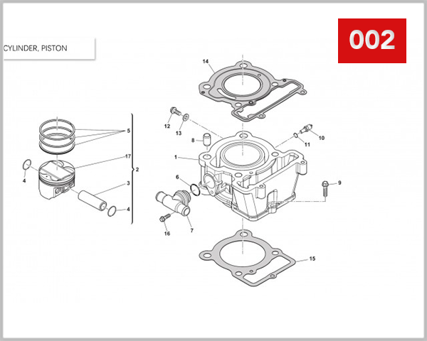 002 - CYLINDER PISTON