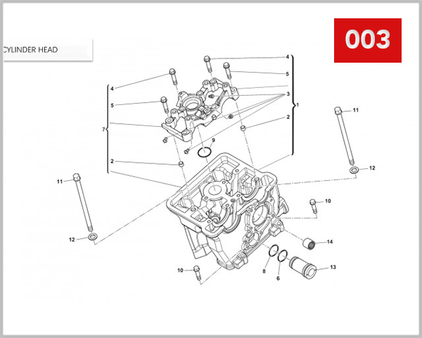 003 - CYLINDER HEAD