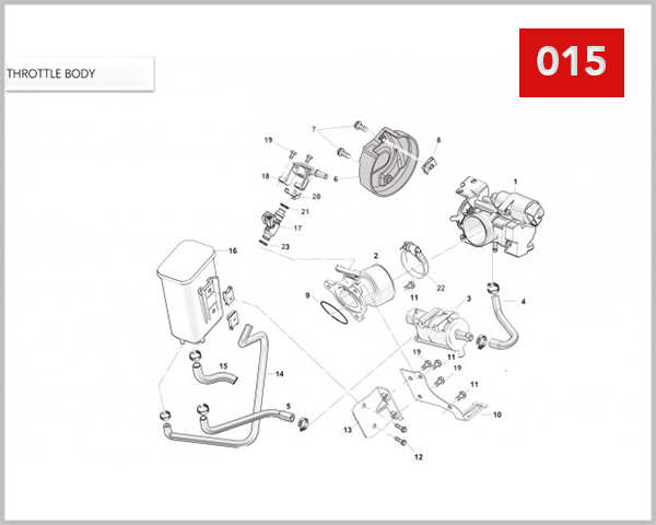 015 - THROTTLE BODY