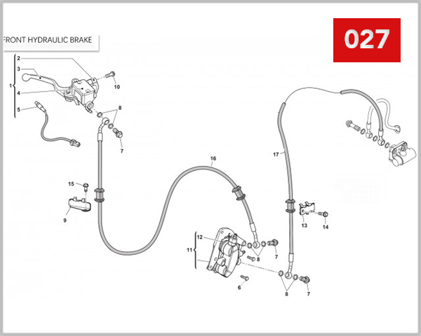 027 - MASTER CYLINDER FRONT