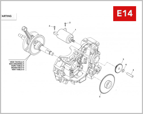 E14 - STARTING MOTOR