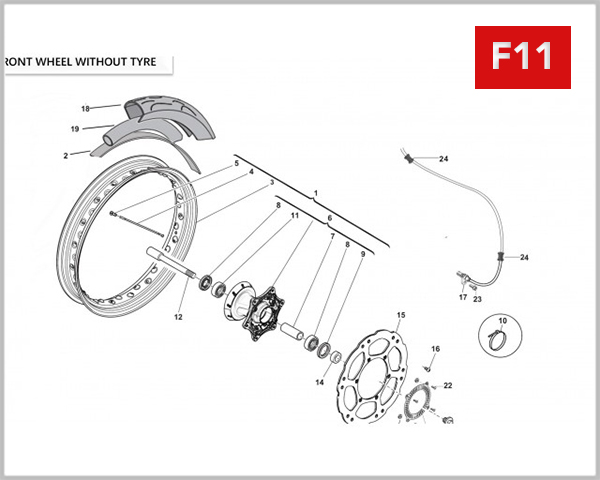 F11 - FRONT WHEEL