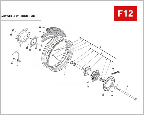 F12 - REAR WHEEL