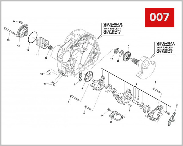 007 - OIL PUMP FILTER