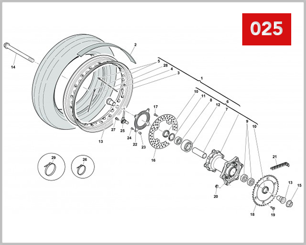 025 - REAR WHEEL