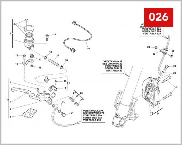 026 - FRONT BRAKE SYSTEM