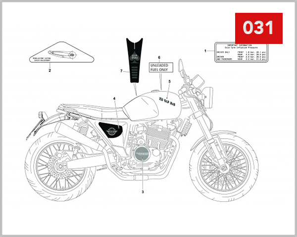 031 - EMBLEM and LABEL