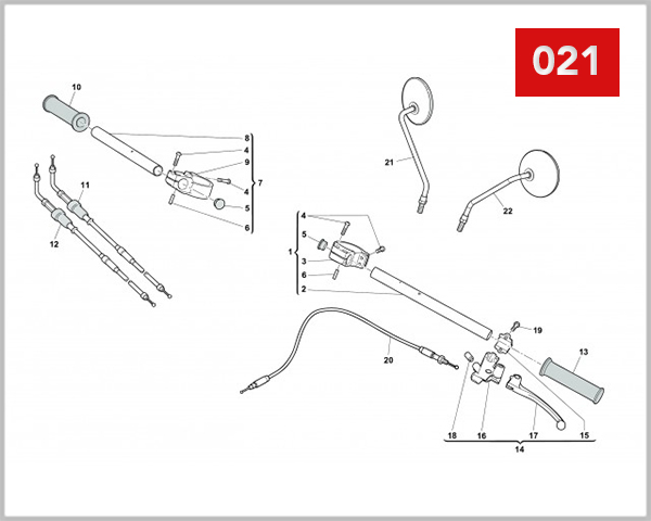 021 HANDLEBAR AND CONTROLS