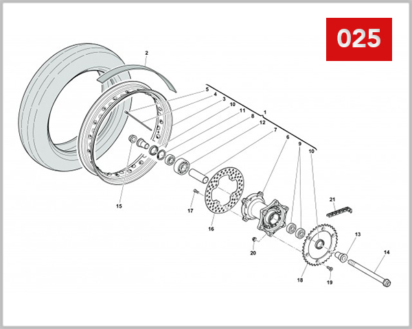 025 - REAR WHEEL