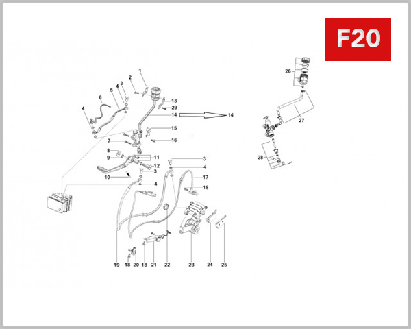 F20 - REAR BRAKE SYSTEM