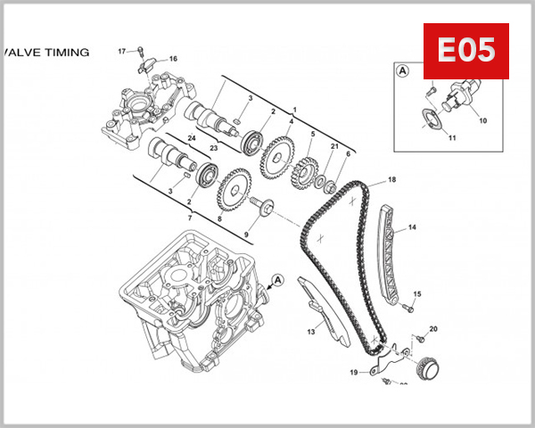E05 - CAMSHAFT-CHAIN