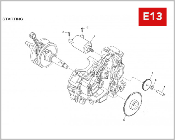 E13 - STARTING MOTOR