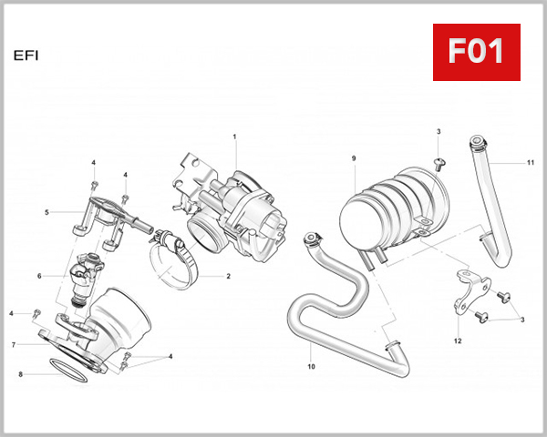 F01 - THROTTLE BODY