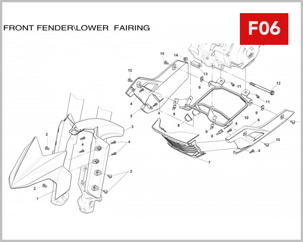 F06 - FRONT FENDER