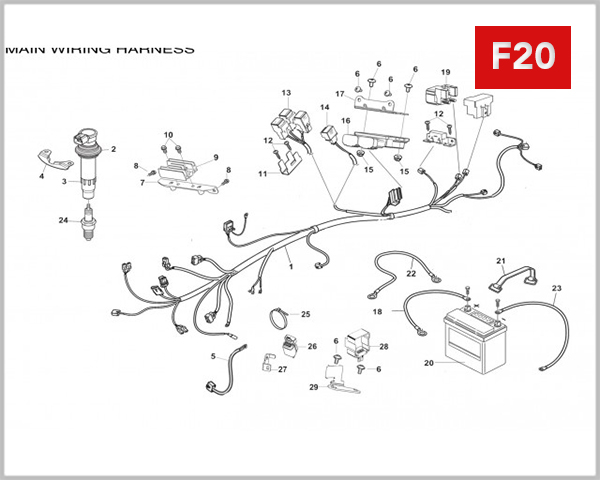 F20 - WIRING HARNESS