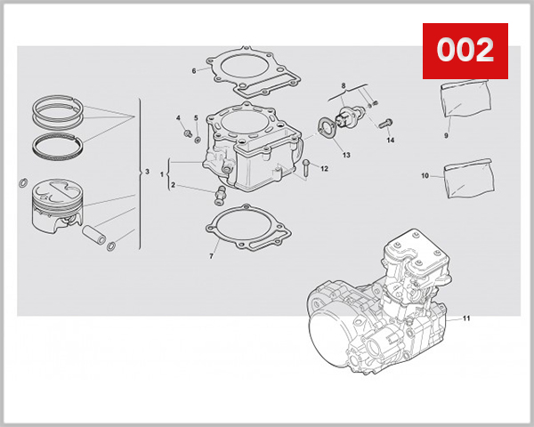 002 - CYLINDER PISTON