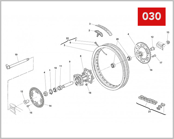 030 - REAR WHEEL