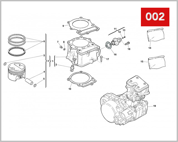 002 - CYLINDER PISTON