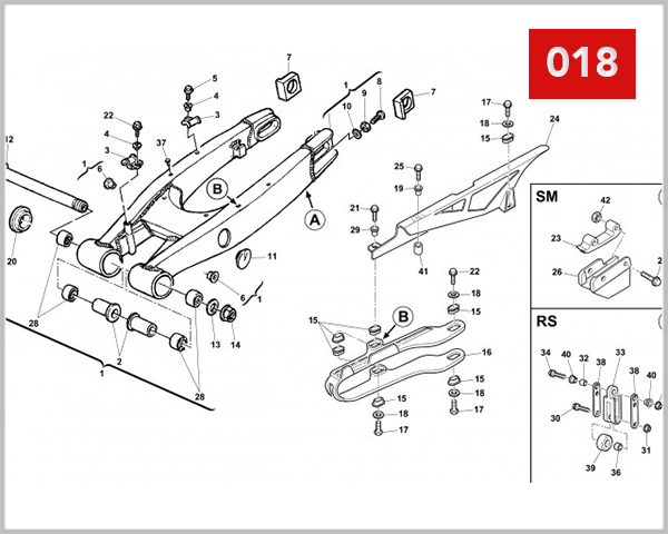 018 - REAR SWING ARM