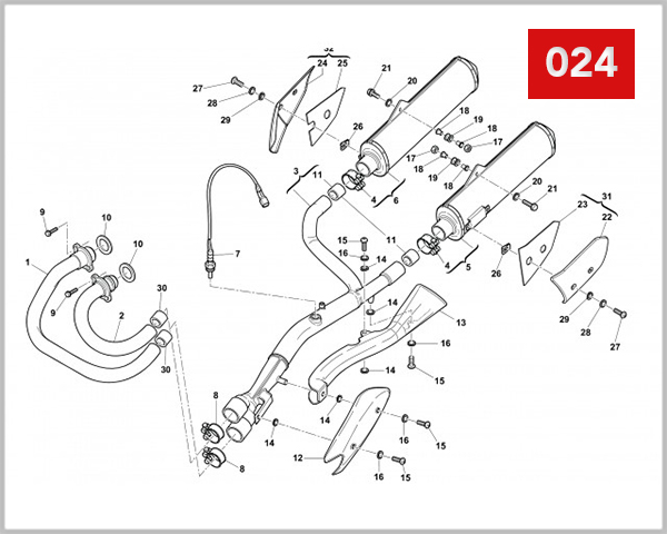 024 - EXHAUST SYSTEM