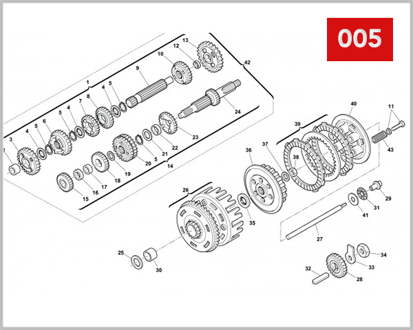 005 - PRIMARY DRIVE CLUTCH