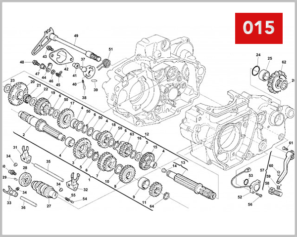 015 - GEARSHIFT MECHANISM