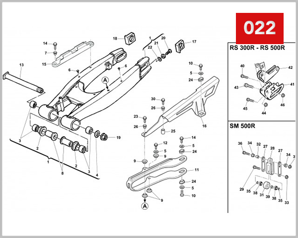022 - REAR SWING ARM