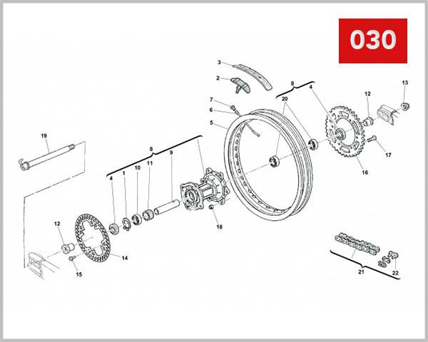 030 - REAR WHEEL