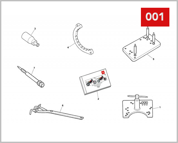 001 - WORKSHOP SERVICE TOOLS
