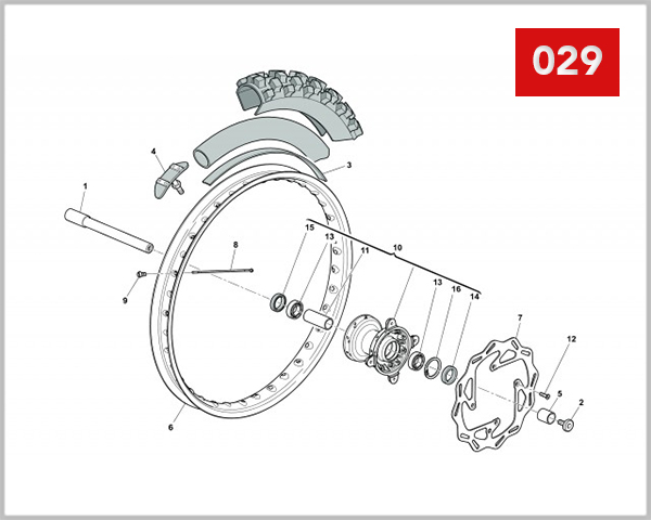 029 - FRONT WHEEL
