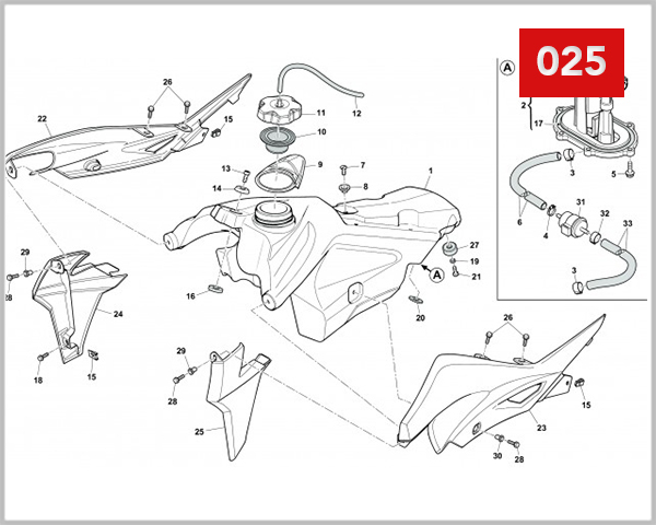 025 - GAS TANK PANEL