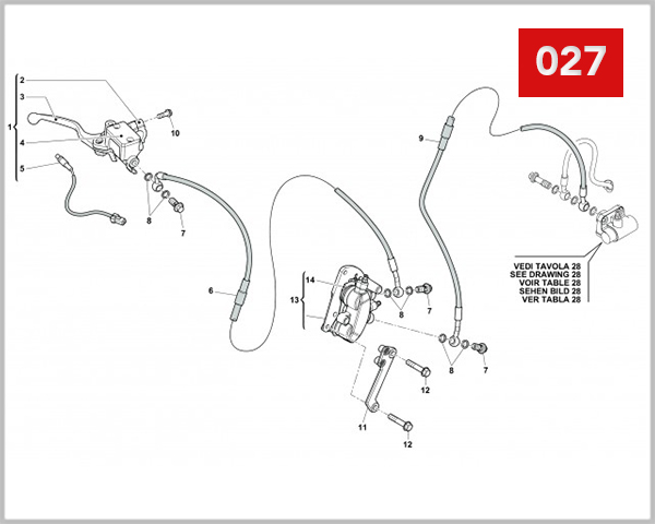027 - FRONT HYDRAULIC BRAKE