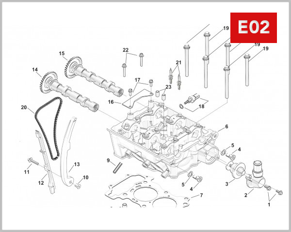 E02 - CYLINDER HEAD