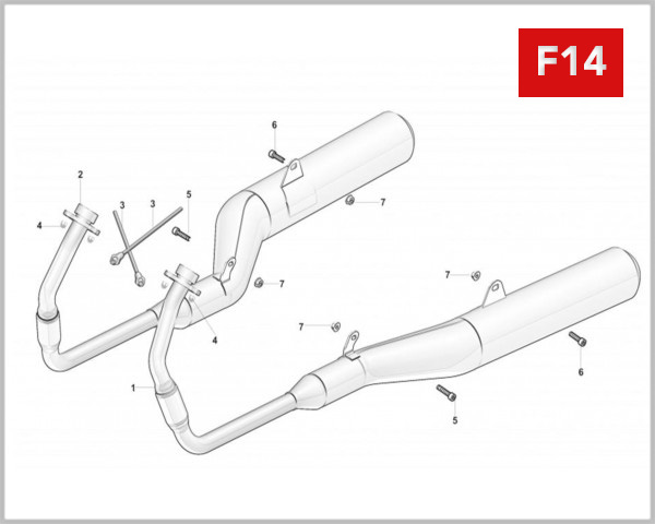 F14 - EXHAUST SYSTEM