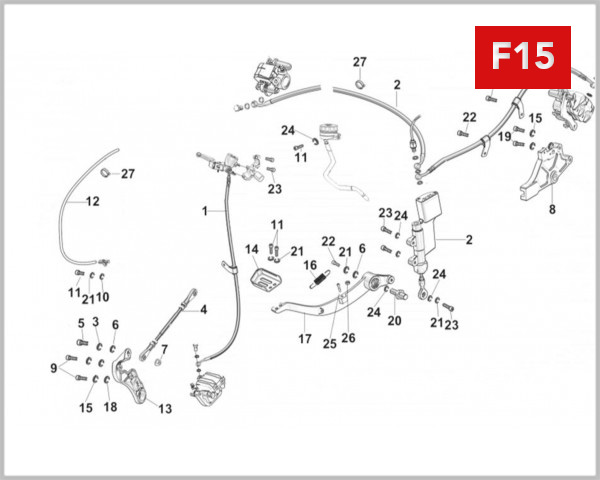 F15 - HYDRAULIC BRAKE ABS SYSTEM