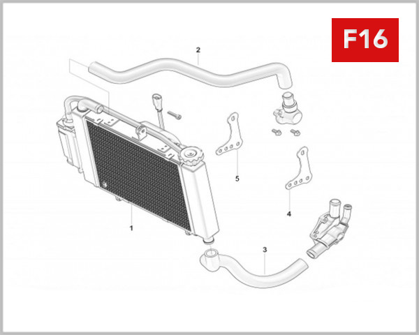 F16 - RADIATOR ASSY