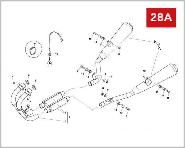 28A - EXHAUST SYSTEM (GRAN TURISMO)