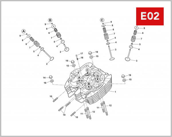 E02 - CYLINDER HEAD